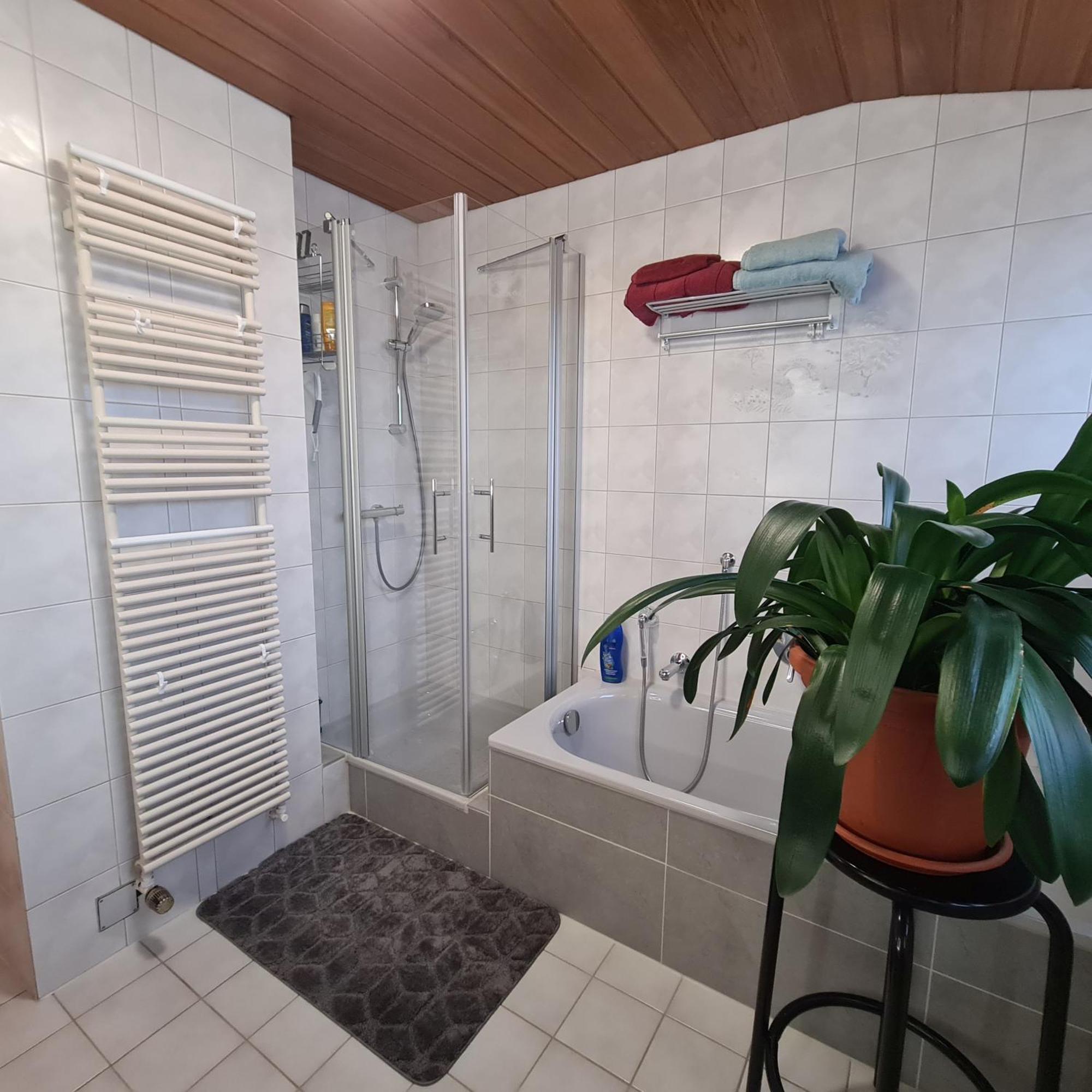 Gemuetliche 120 Qm Ferienwohnung Mit Balkon Adelsdorf Exterior foto